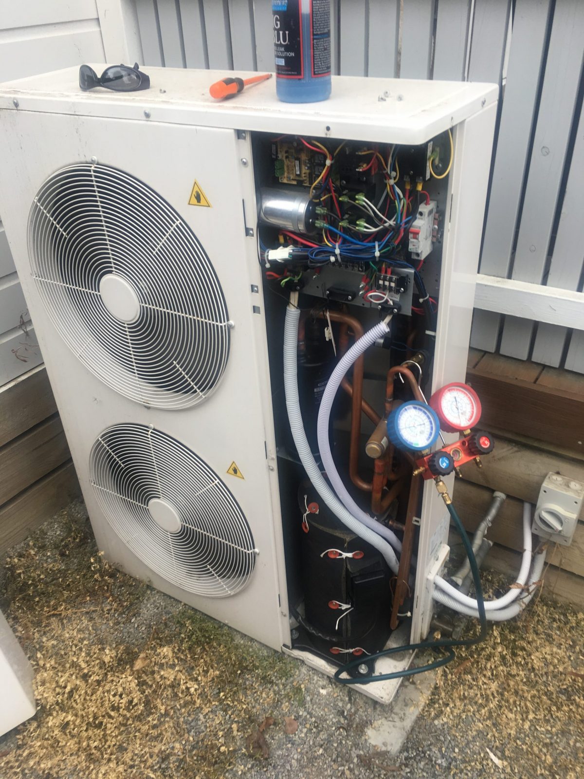 Gas Leak Repair on a Ducted System